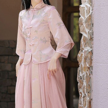 显瘦伴娘服2025秋冬四季结婚中国风中式伴娘团姐妹裙新娘旗袍礼服