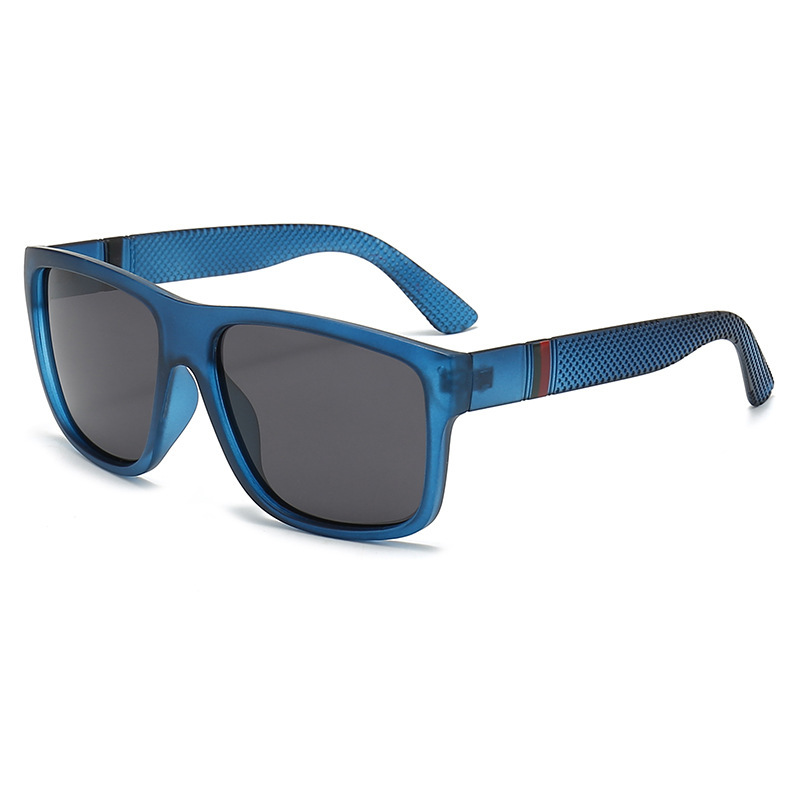 YD1007 transparent blue frame black and gray film
