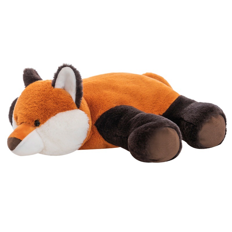 Mulula nuevo super suave mentira dinosaurio muñeca de peluche de juguete perro muñeca zorro dormir almohada femenina al por mayor