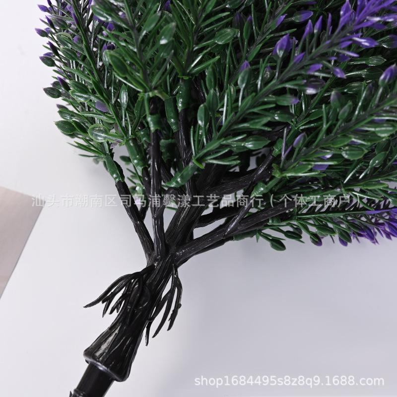 薰衣草地插版春夏季庭院花园花圃家跨境亚马逊居装饰仿真观赏绿植|undefined