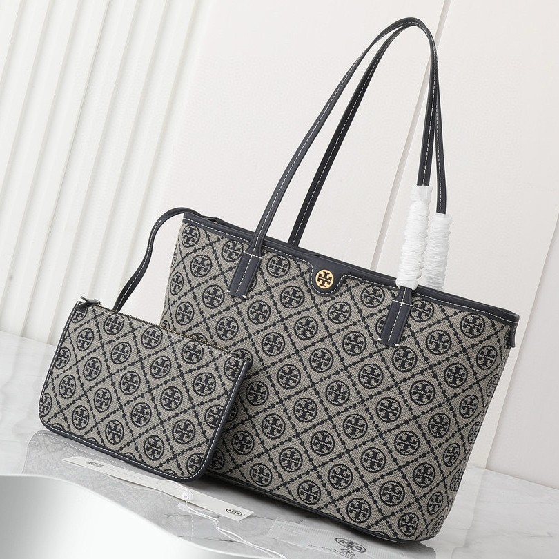 Tb New Retro Handbag Large Capacity Tote Bag for Women Trendy Versatile Commuter