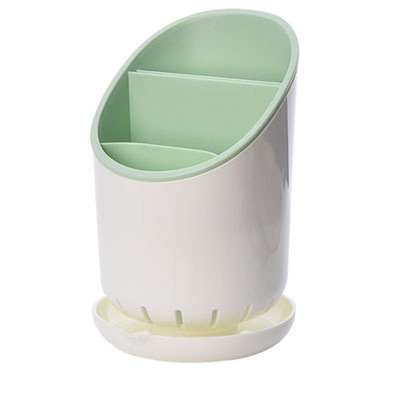 厨房筷子笼 双层筷子架沥水餐具收纳盒家用筷子筒分格式塑料筷笼