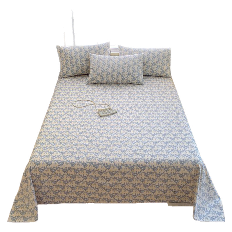 Nuevas sábanas de tela gruesa vieja de algodón de primavera y verano