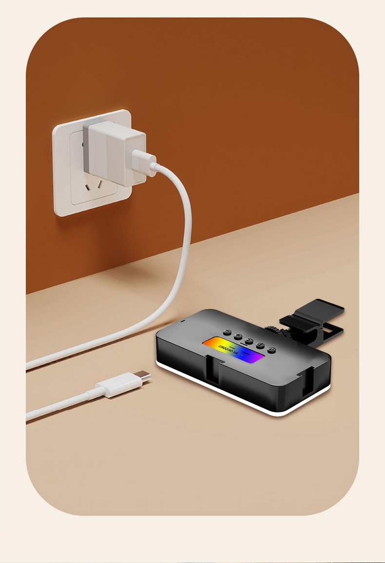 M160RGB Tam Renkli Telefon Dolgu Işığı LED El Tipi Canlı Yayın Fotoğrafçılık Fotoğraf Atmosfer Işığı Taşınabilir Işık Cep Lambası