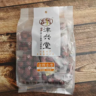 金丝小枣 袋装500克煲汤零食肉厚核红枣 煲汤包粽子代发金丝小枣