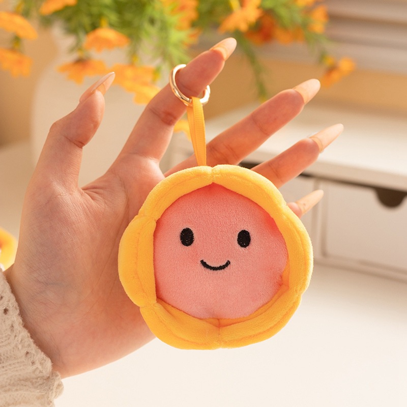 Cute torta de pastel colgante juguetes de peluche muñeca bolsos de dibujos animados colgante llaveros muñecas pastel muñeca mujer