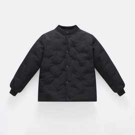 刺绣儿童轻薄羽绒服内胆短款男童女童宝宝羽丝校服小童学生冬装棉
