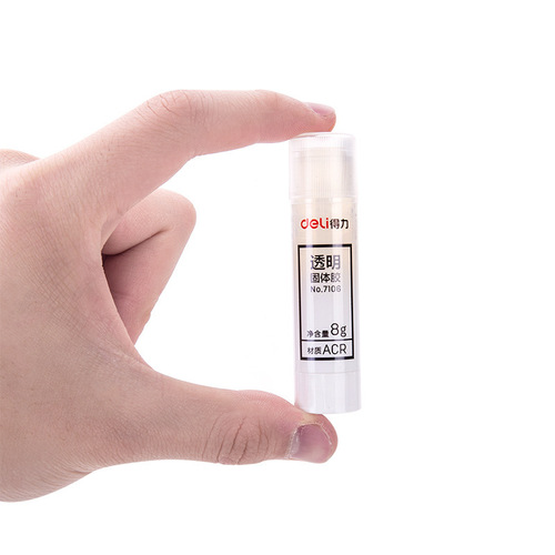 Powerful 7106 Transparent Solid Glue Stick ACR Material Children's Clear Glue Stick Office Student Stationery