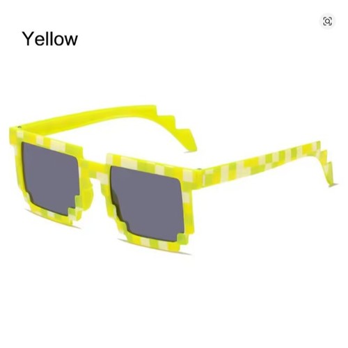 Viral mosaic sunglasses partying weird funny sun glasses humorous social person silly pixel eyes