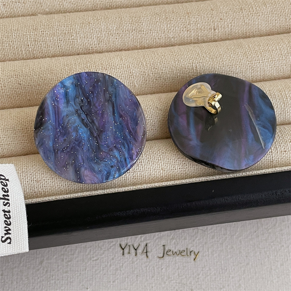 이어클립 스타일 별이 빛나는 하늘 블랙