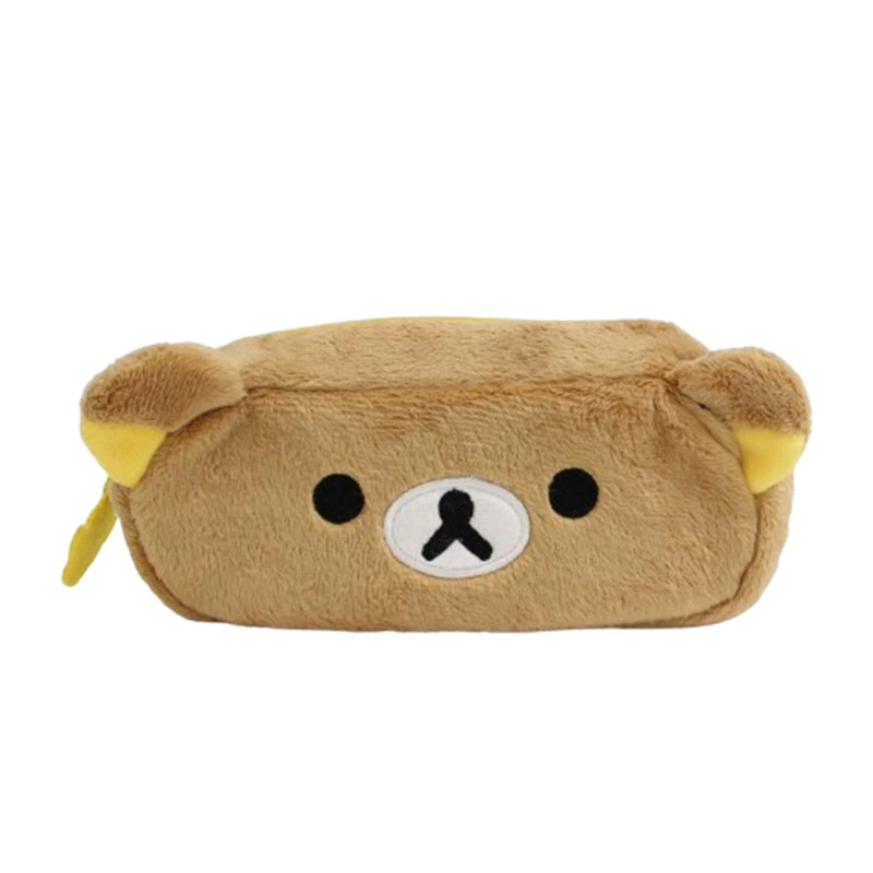 Мягкий пенал Rilakkuma, кавайный косметичка и кошелёк, набивка ПП-вата