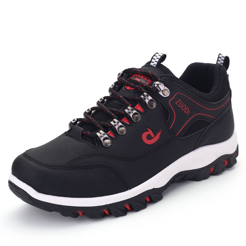Men's Hiking Shoes Waterproof Lightweight, Breathable Trekking Sneakers, Anti-Slip Rubber Sole Outdoor Walking Shoes For Men, Perfect For Camping,_voghion.com