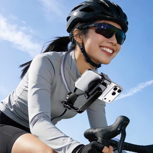 Popular Neck-Hanging Phone Holder with Strong Magnetic Force for Outdoor Sports, Vlogging, Fishing, and Live Streaming, Universal Model That Frees Your Hands