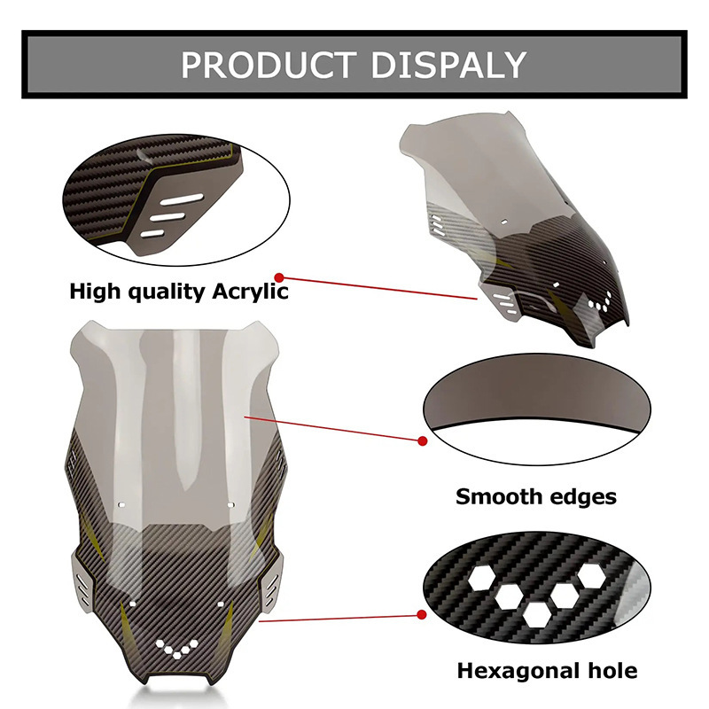 ホンダadv150改造専用フロントガラスadv160ガイドカバーのフロントミラーと高風防を適用します。|undefined