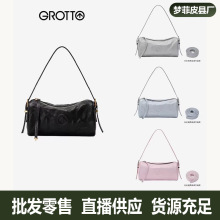 GR乐箭头26年新款笔筒包女士手提包单肩斜挎手机小包迷你款女包