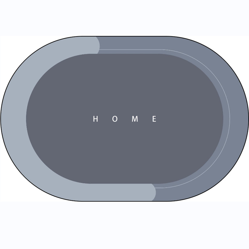 Alfombra de barro de diatomeas transfronteriza alfombra suave alfombra absorbente alfombra de baño alfombra de piso de baño antideslizante de secado rápido