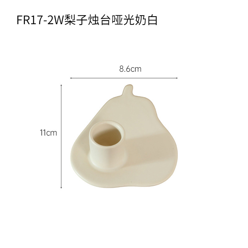 Adornos de candelabros de cerámica minimalista moderno transfronterizo, candelabros creativos para el hogar, artesanías de escritorio, adornos al por mayor
