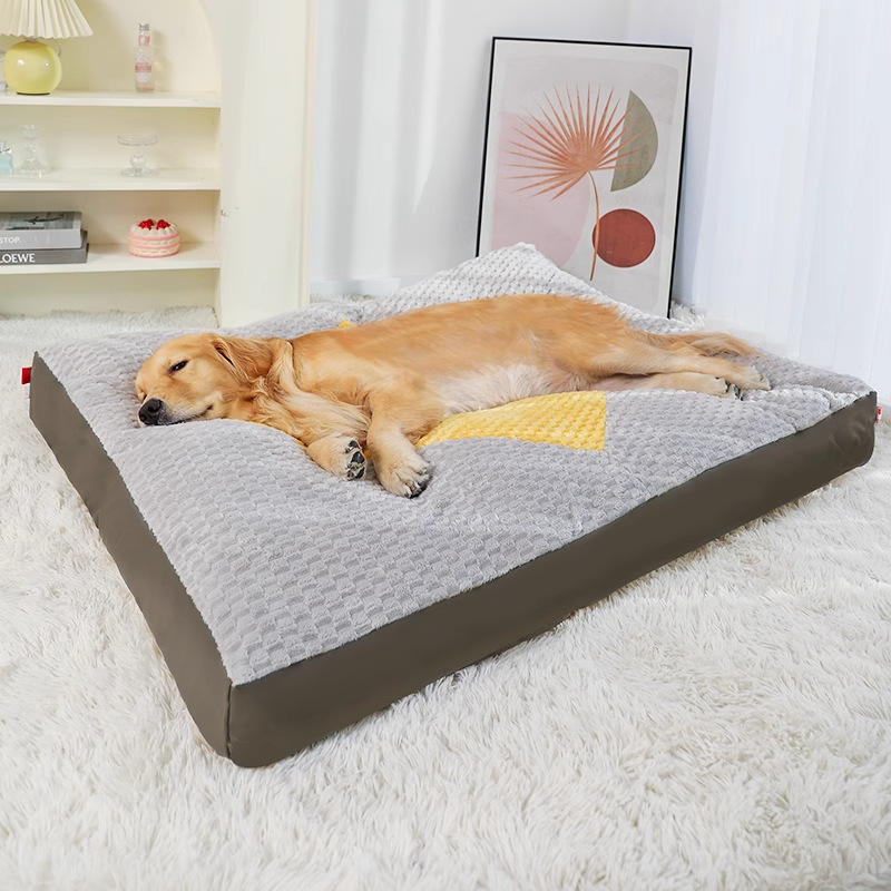 Cazada para perros en invierno, manta para dormir para perros, completamente extraíble y lavable, sofá para perros Golden Retriever, cojín para perros, cama para perros de invierno