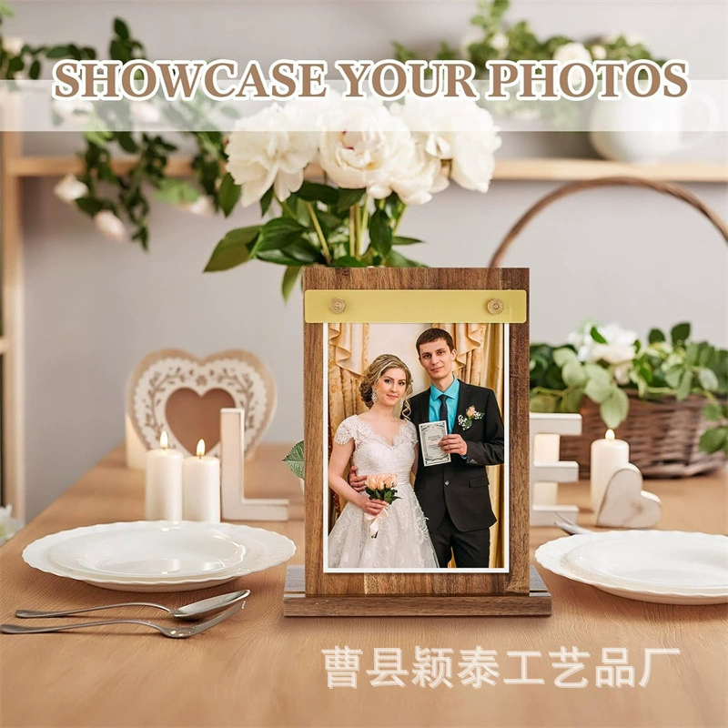 Деревянная подставка для меню, стойка для стола, ценник, вывеска для магазина, декоративная подставка для заказов, креативная подставка для рецептов из массива дерева