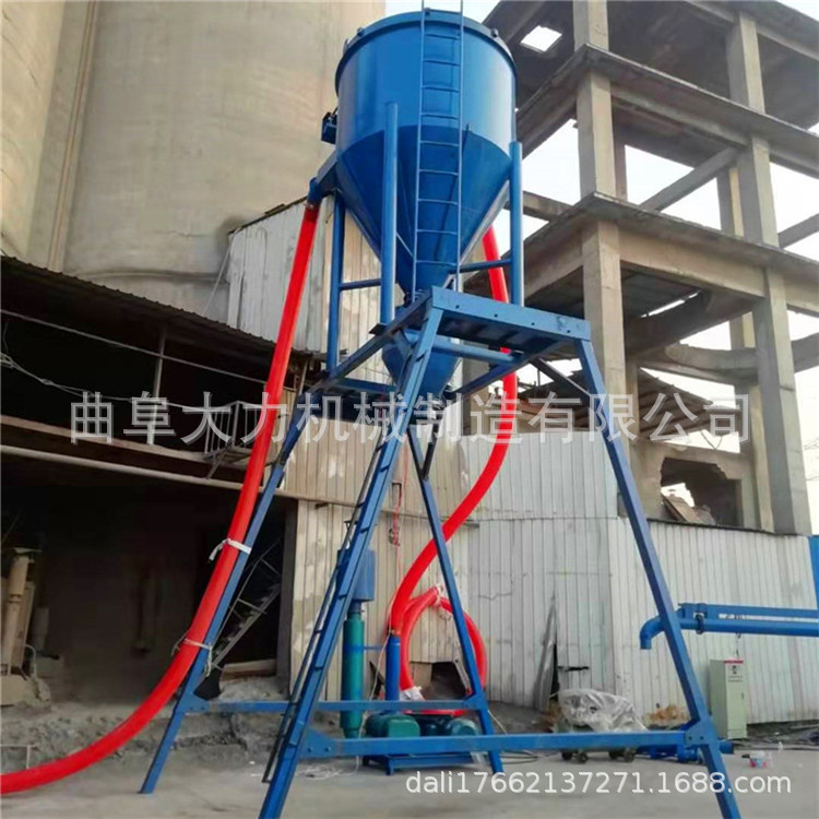 装车中转石灰粉气力输送机 自吸式粉末输送设备 无尘灌装气力输送