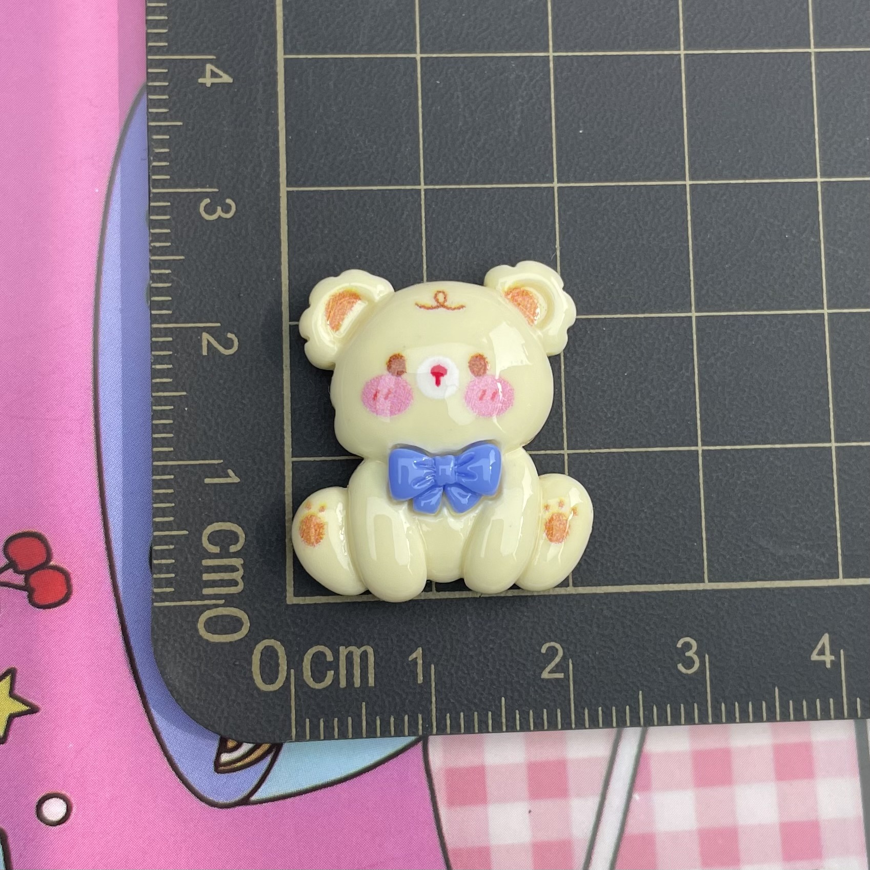 5 * 블루 나비 넥타이 베이지 곰