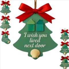 跨境新品Christmas tree decoration 圣诞树装饰2D平面亚克力挂件