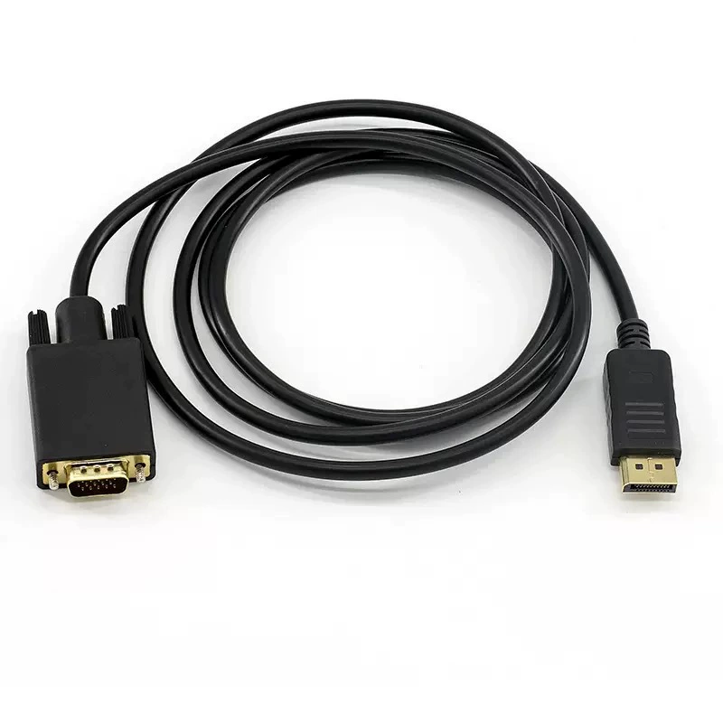 Докторский кабель DP к адаптеру VGA чёрный интерфейс DisPlayPort к VGA для подключения хоста видеопередачи