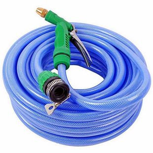 Anti-Freeze and Explosion-Proof Car Wash Water Gun Hose Connector High-Pressure Household Car Washing Plastic Hose Water Belt for Watering Flowers and Vegetables