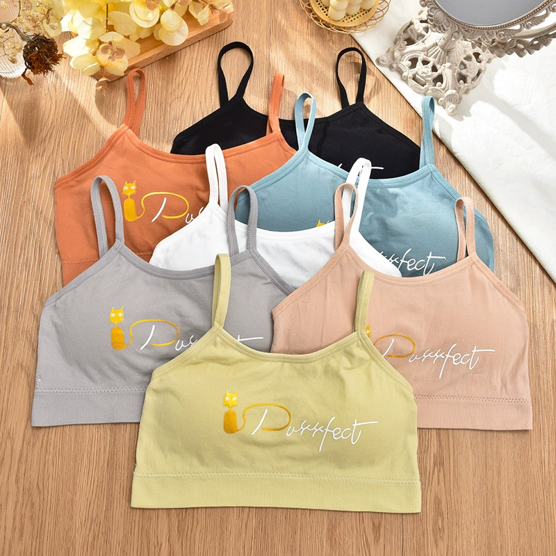 Развивающая майка для девочек, анти-удар, анти-легкое нижнее белье, Женская начальная школа, младшая средняя школа, обертывание, нагрудная подушка для удаления груди