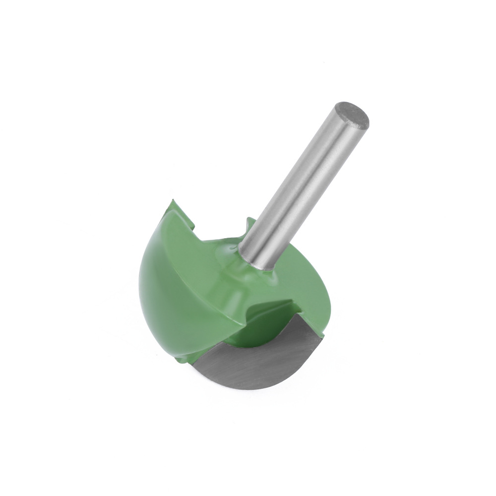 6 mango carpintería semicírculo alivio cuchillo de encaje de fondo redondo cuchillo de cabeza redonda máquina de grabado de la computadora cuchillo de bola cuchillo de la flor de carpintería cortador de fresado