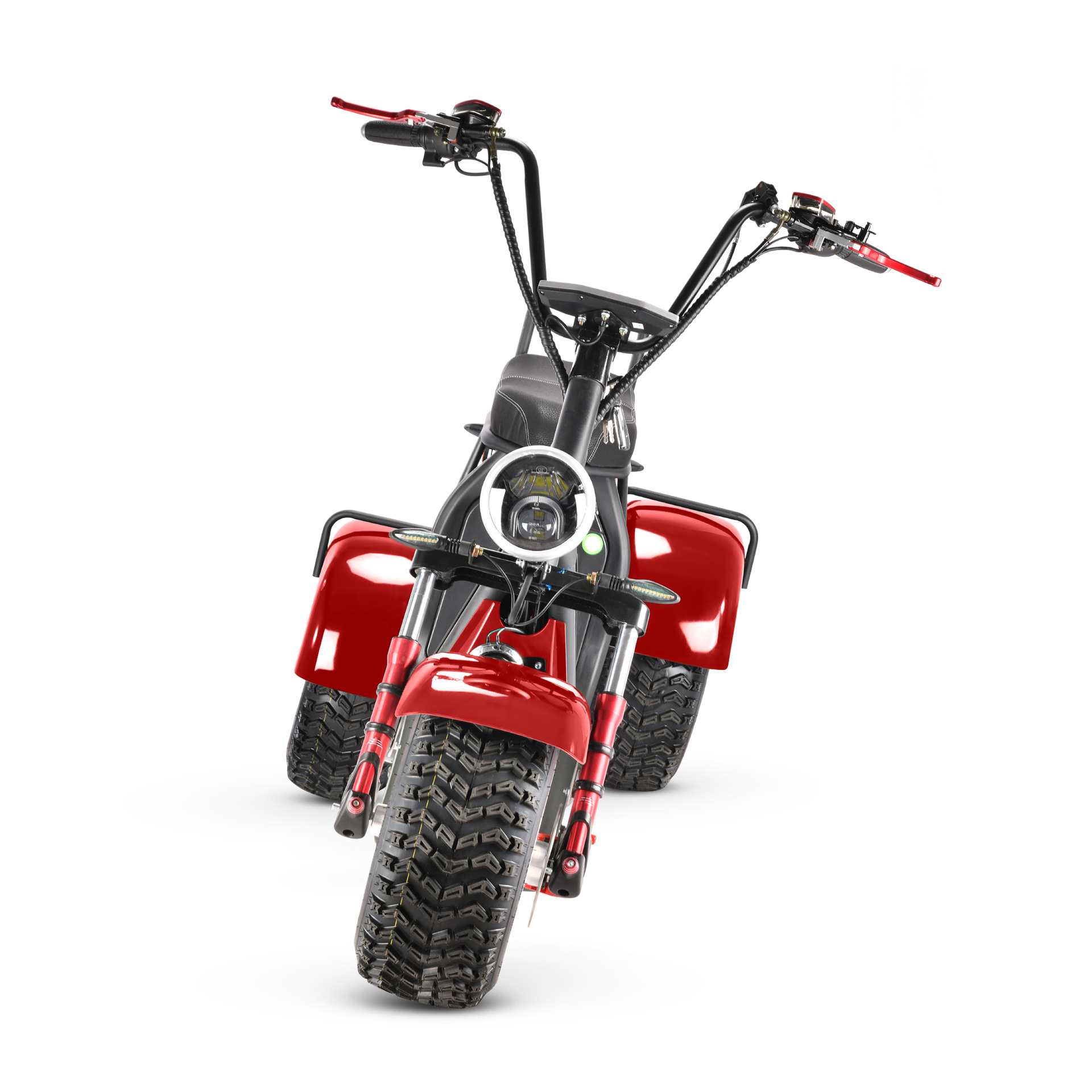 Eec Adult Mobility Scooter Dual-Drive Left and Right Swing Large Seat Cushion Single Bar Three-Wheel Motorcycle Harley Electric Vehicle