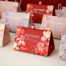 结婚喜糖盒新款欧式婚礼喜糖袋订婚糖袋糖果包装盒伴手礼婚庆用品