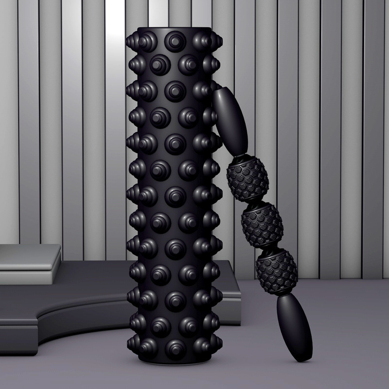 Pilates de yoga espuma eje relajación muscular masaje rodillo rodillo deporte pantorrilla barra de yoga rodillo comercio al por mayor