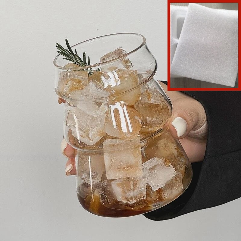 Cross-Border Packaging Christmas Cup, High-Temperature Resistant Iced American Latte Coffee Cup, Double-Pack, High Borosilicate Glass Single-Layer Cup Cross-Border Packaging Christmas Cup, High-Temperature Resistant Iced American Latte Coffee Cup, Double-Pack, High Borosilicate Glass Single-Layer Cup
