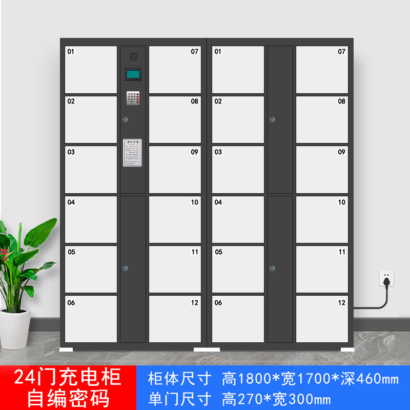 Gabinete de carga Reconocimiento facial Herramientas eléctricas de escaneo de código de WeChat Batería de litio Almacenamiento de almacenamiento de teléfonos móviles Almacenamiento inteligente