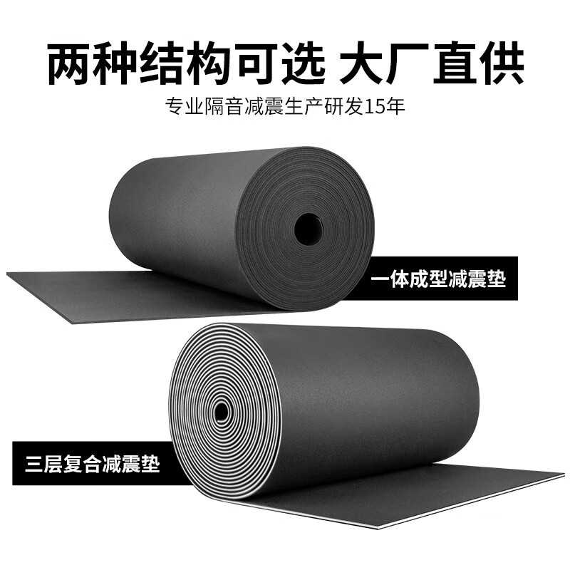 Floor Muffling Mat Household Sound Insulation Cotton Damping Mat Floor Decorative Noise Reduction Mat Musical Instruments Home Appliances Moisture-proof Sound Insulation Board