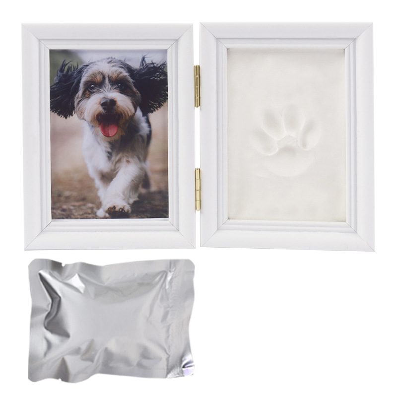 흰색 프레임 흰색 점토