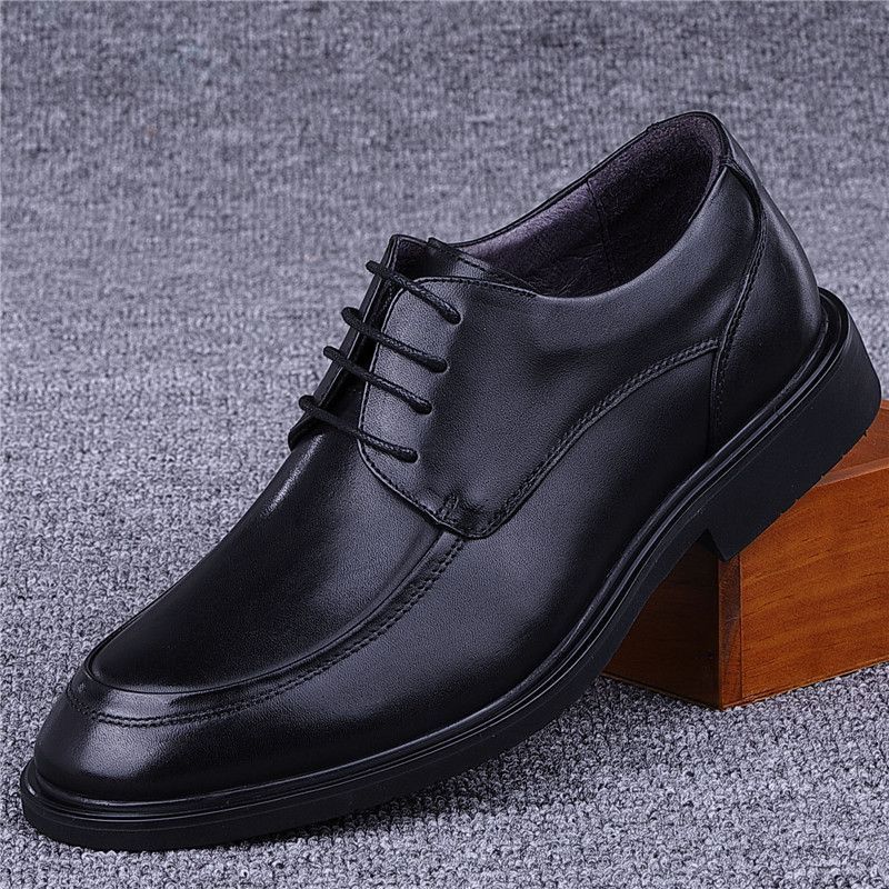 Professional Men’s Leather Business Shoes Formal Work Wedding_voghion.com