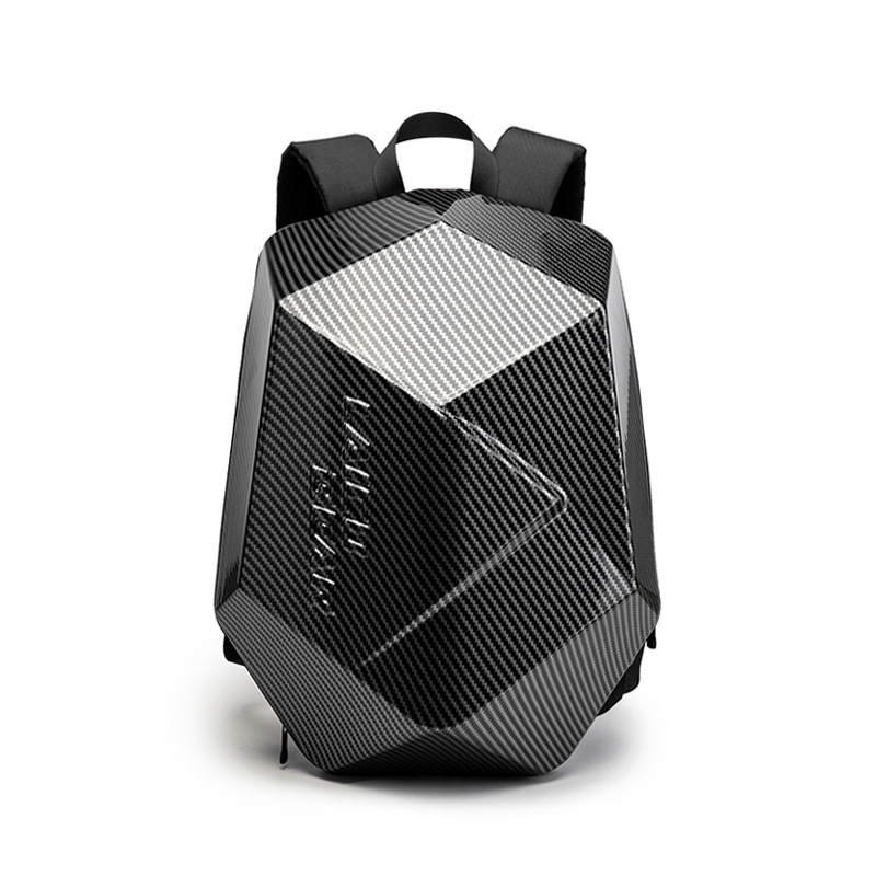 Big backpack, waterproof equipment for cycling, half helmet carbon fibre, worn on the shoulder 4