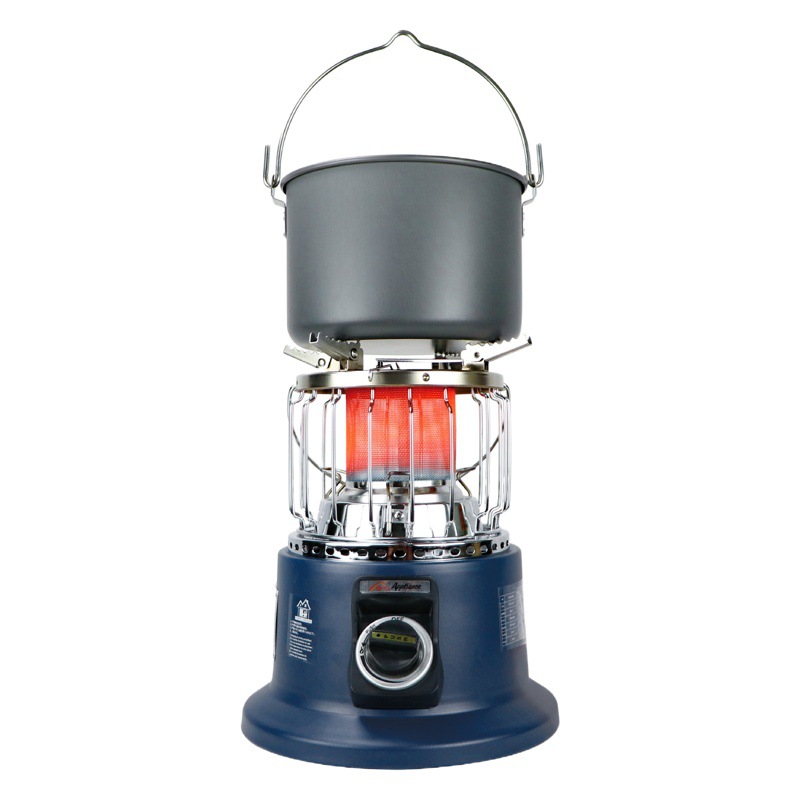Outdoor Courtyard Heating Stove Barbecue Stove Tea Roasting Stove Ice Fishing Camping Style Picnic Liquefied Gas Multi-Functional Heating Stove