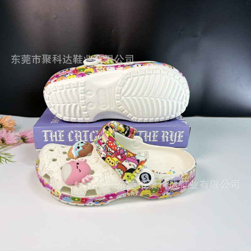 Three Generations of Snoopy Plush Toys, Co-Branded Family-Friendly Clogs, Totoro Eva Children's Shoes, Beach Shoes, Lazy Sandals