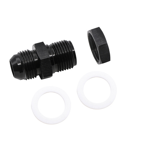Car modification accessories fuel cell separator connector AN6/8/10/12 aluminum alloy connector with gasket