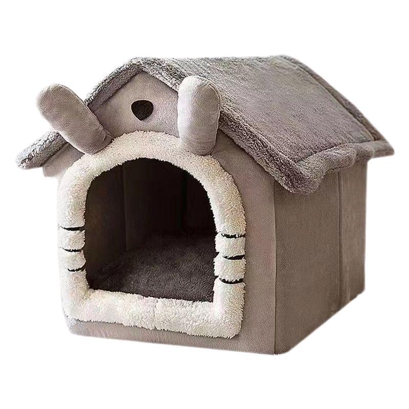 猫小屋、犬小屋、ハウス型、オールシーズン万能、小型犬テディ、冬暖かい、取り外して洗える犬小屋、ペット寝具|undefined