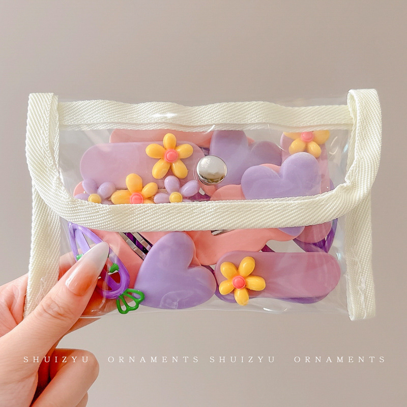 Clip de cabello de dopamina para niñas broche de cabello de la frente broche de cabello rotura BB clips lateral clips de cabello de bebé clips de frangeo toque