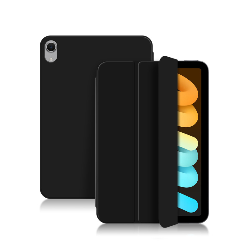 For 2024 New Apple iPadmini7 Flat Protective Case Magnetic Double-sided Clamp Case Pen Slot Mini 6 Leather Case For 2024 New Apple iPadmini7 Flat Protective Case Magnetic Double-sided Clamp Case Pen Slot Mini 6 Leather Case
