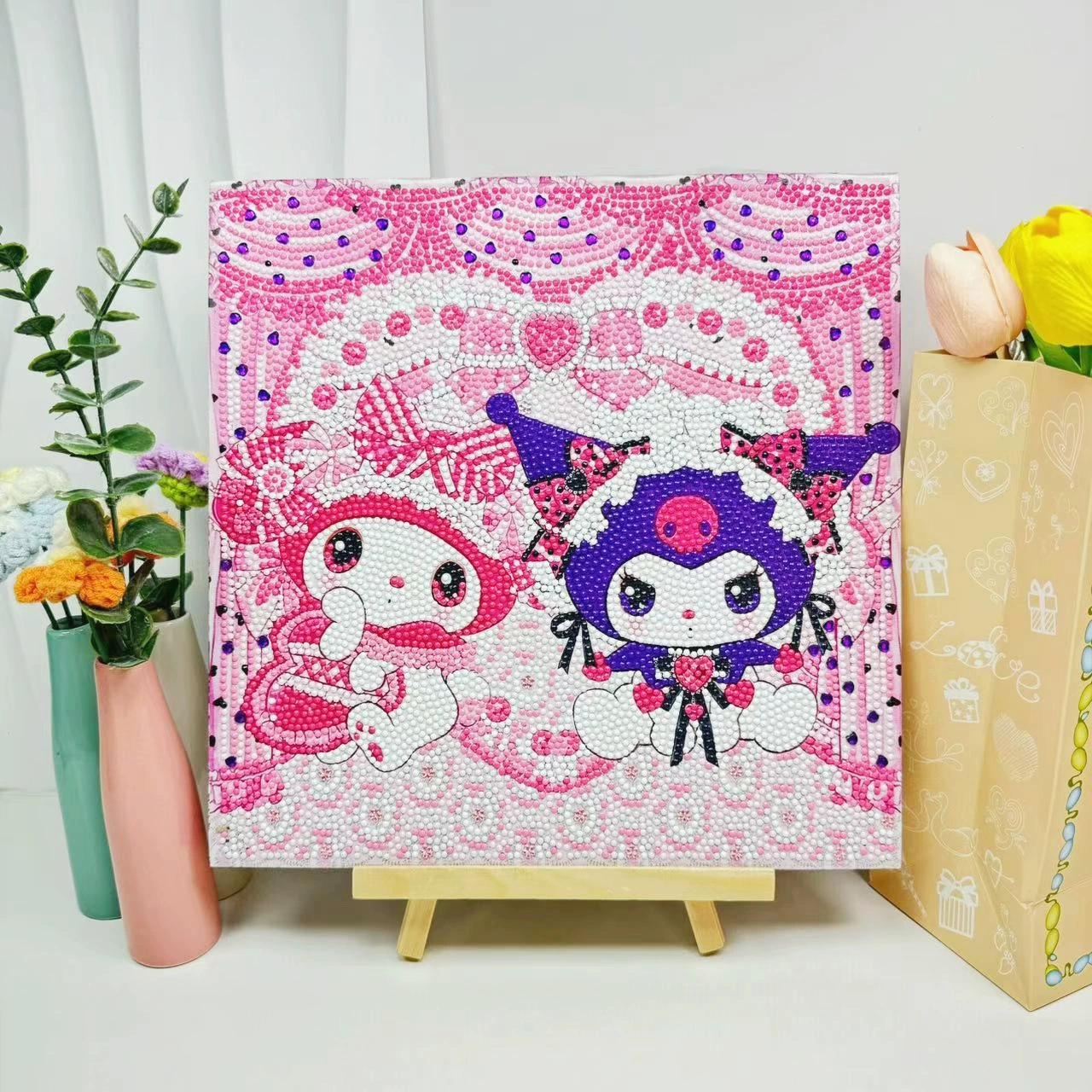 Бесплатная доставка/Новые 30*30 Алмазная живопись Diy Точечная алмазная живопись Детская ручная кладь Мозаика и Каменная живопись Спальня Декор Картина Оптовая
