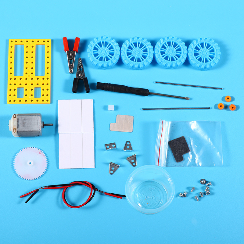 Salt solution handmade, materials set for students for experiments, generating electricity, DIY, science and technology 4