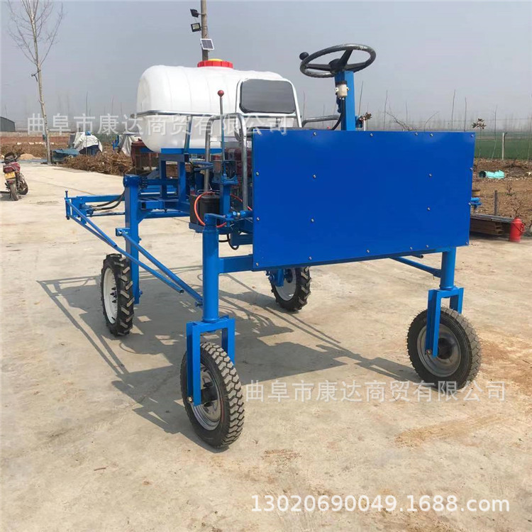 风送果树除虫打药机 四轮自走式喷雾器 小型蔬菜小麦打药机