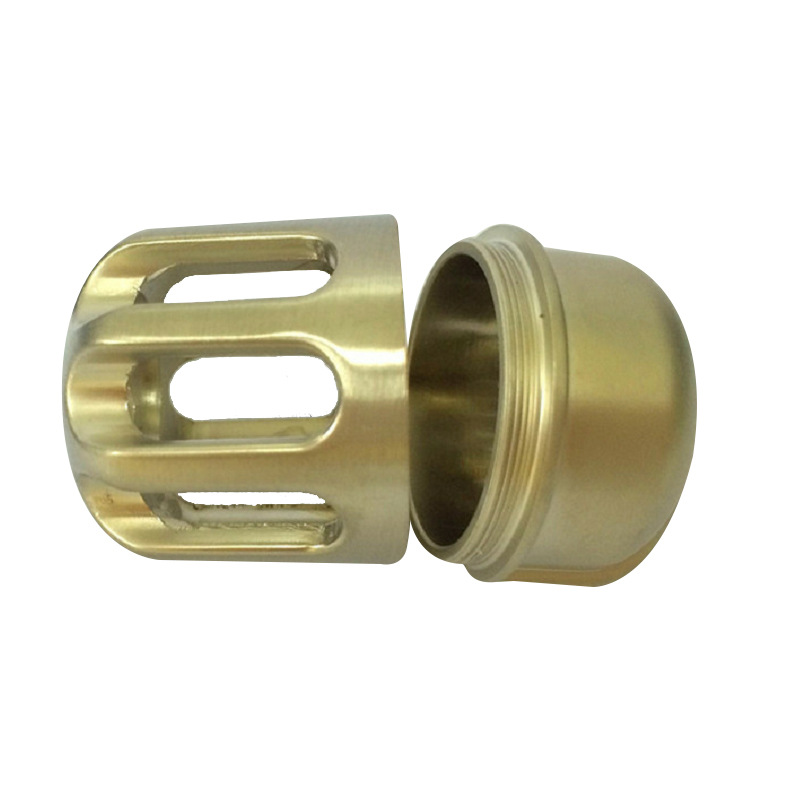 拉丝工艺香薰瓶 车载香水金属配件 锌合金压铸件