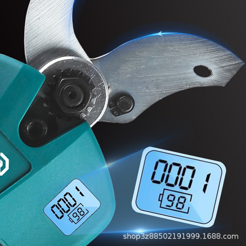 Tijeras de rama recargables de Mutian tijeras eléctricas tijeras de podar de ramas gruesas tijeras de ramas de árboles frutales máquina de frutas batería de litio de árboles frutales